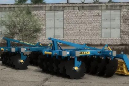 Ефективний Дисковий Грунтообробний AGD-2.1 для Farming Simulator 25 — 3