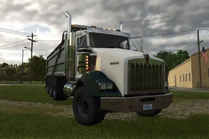 Потужний Кермувальник Kenworth T800 Dumper для Farming Simulator 25 — 1