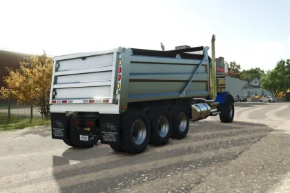 Потужний Кермувальник Kenworth T800 Dumper для Farming Simulator 25 — 4