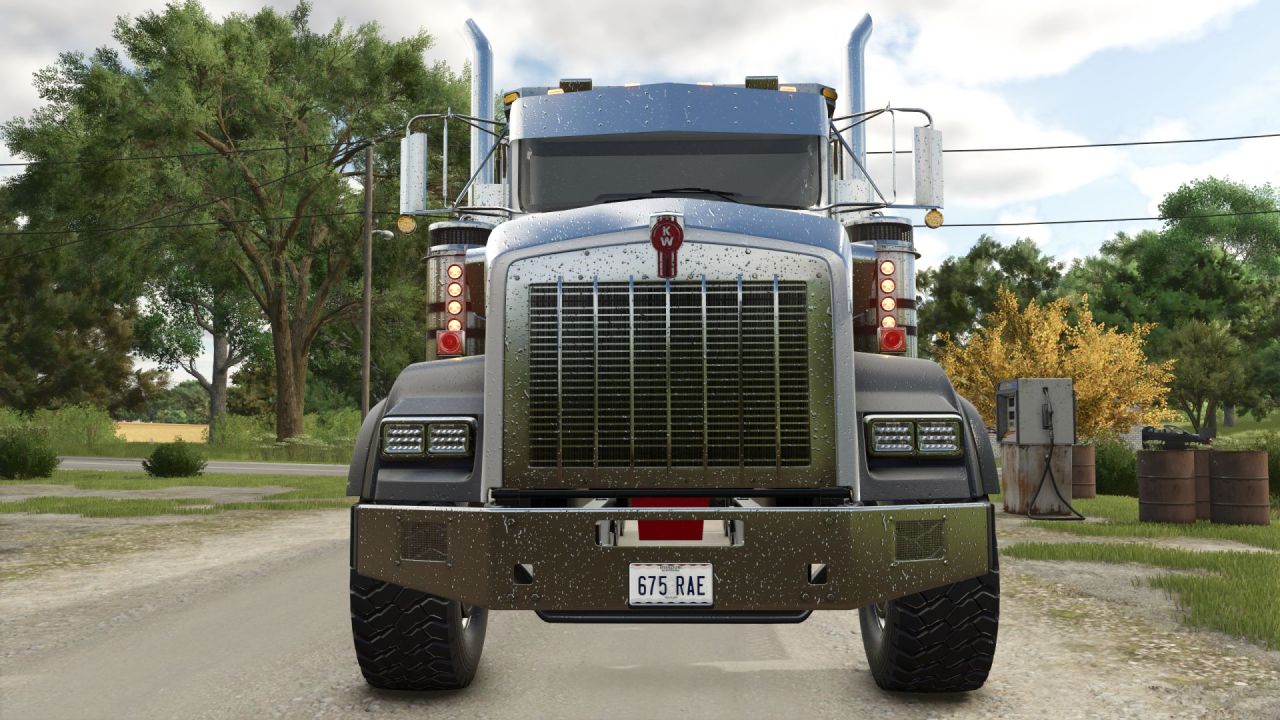 Потужний Кермувальник Kenworth T800 Dumper для Farming Simulator 25