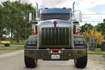 Потужний Кермувальник Kenworth T800 Dumper для Farming Simulator 25 — 6