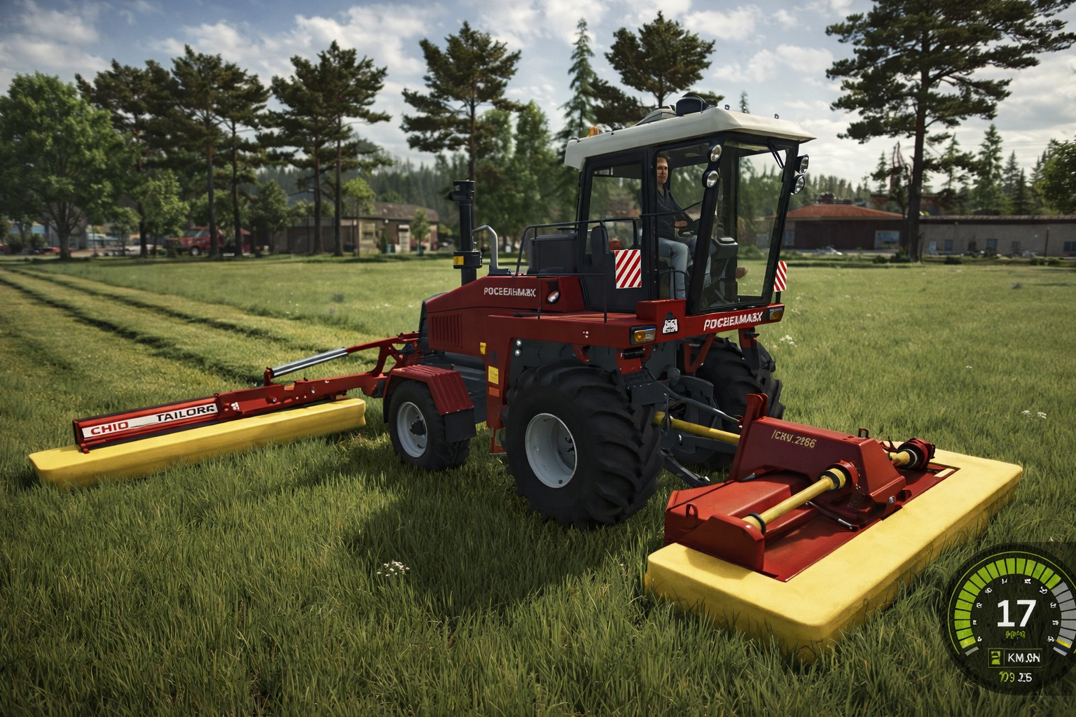 Mod na kosę КПР-9 v1000 dla Farming Simulator 25