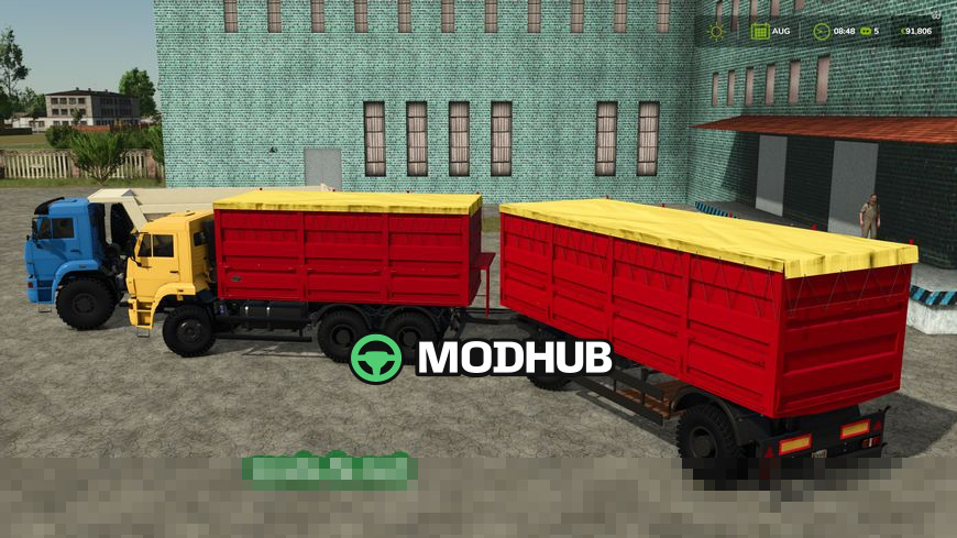 Mod na ciężarówkę KamAZ 6522 do Farming Simulator 25 - Zrzuty ekranu