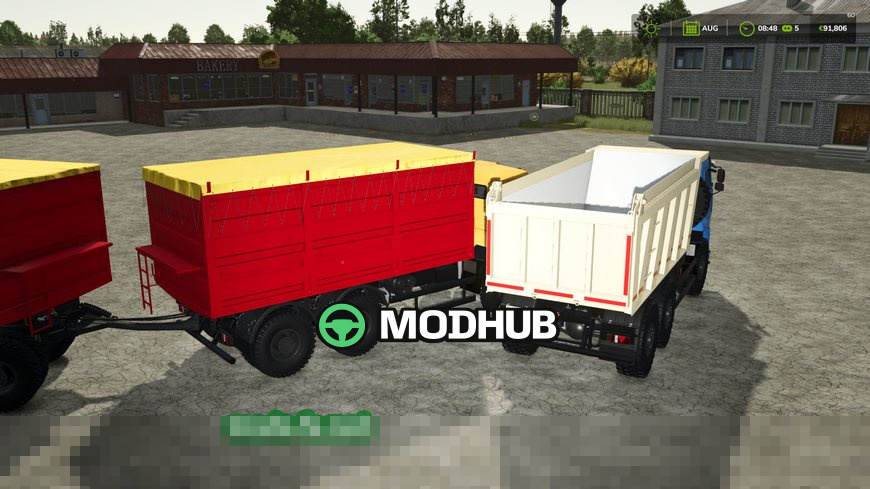 Mod na ciężarówkę KamAZ 6522 do Farming Simulator 25 - Zrzuty ekranu