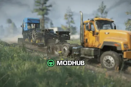 Imponujący pak niskopodwoziowych przyczep Haley 55-TON