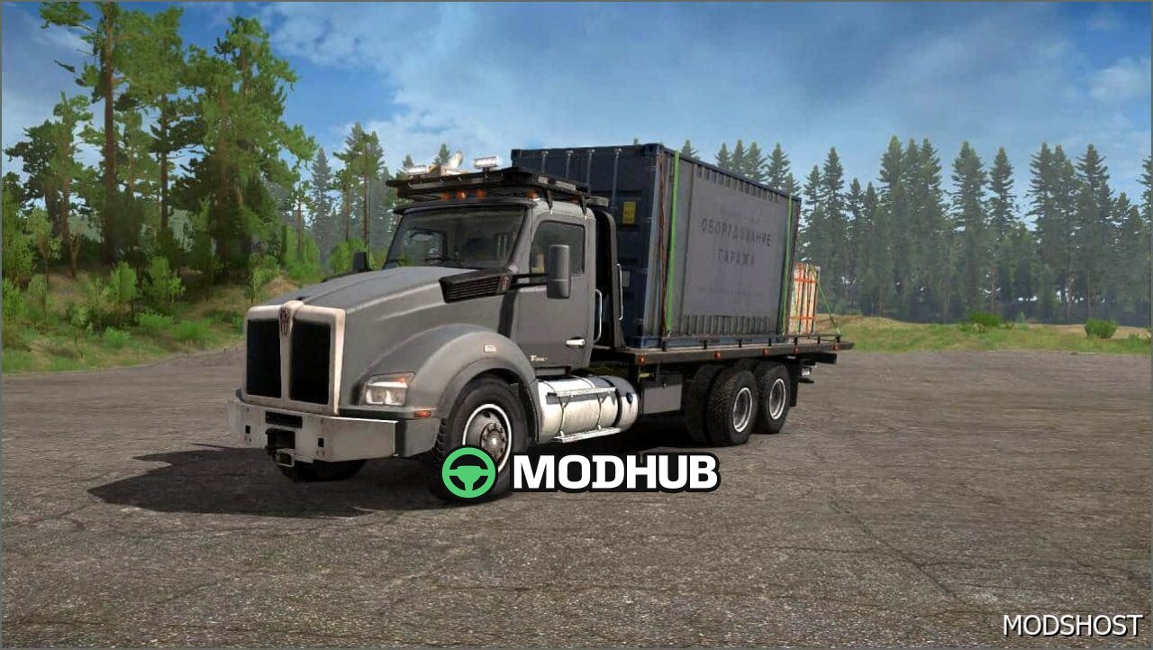 Кенворт – T880 Вантажівка В1.2: Потужна та стильна