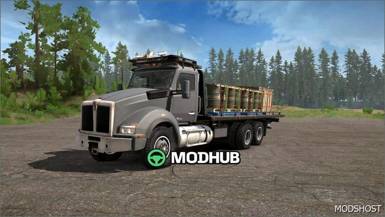 Кенворт – T880 Вантажівка В1.2: Потужна та стильна