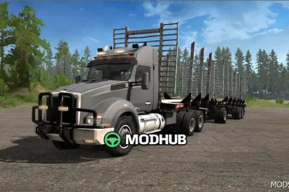 Кенворт – T880 Вантажівка В1.2: Потужна та стильна — 4