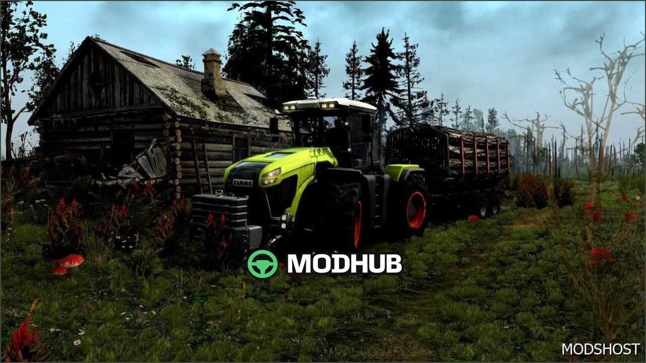 Claas Xerion 5000 Мод V08.11.25 - Потужний та універсальний трактор