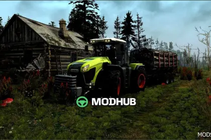 Claas Xerion 5000 Мод V08.11.25 - Потужний та універсальний трактор — 2