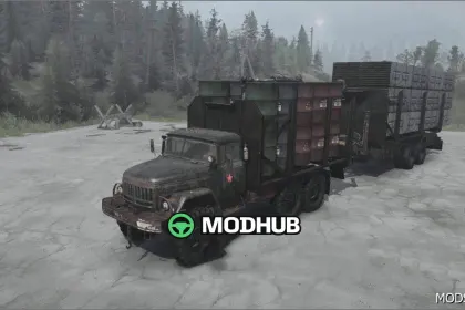 Mod ZIL 131 V05.11.25 - Potężna i uniwersalna ciężarówka