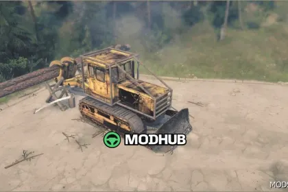 Chtz T 130 Mod MudRunner - Klasyczny i Niezawodny Traktor — 2