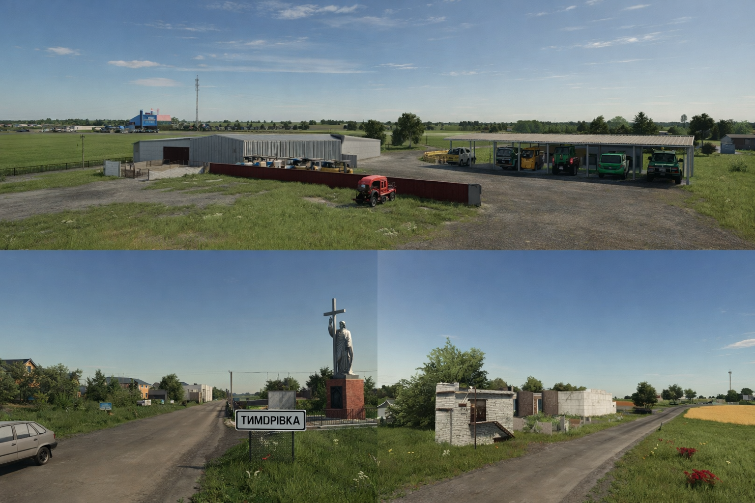 Mod für die Karte Bolshaya Vladimirovka v1000 für Farming Simulator 25