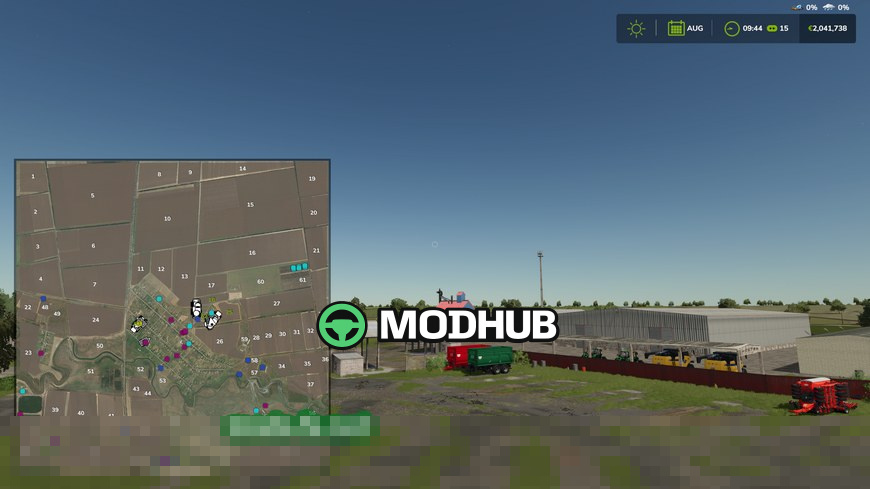 Мод на карту Bolshaya Vladimirovka v1.0.0.0 для Фермер Симулятор 25