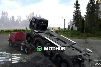 Mocny Mod Z 4266 Ciężarówki MudRunner — 2