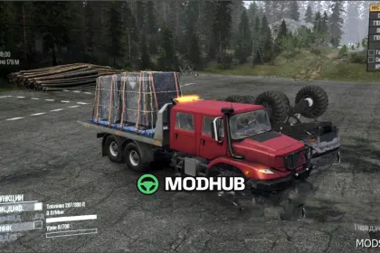Mocny Mod Z 4266 Ciężarówki MudRunner — 3