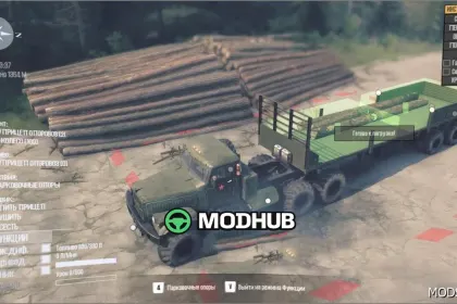 Przyczepa – Wszechstronny Ciężarówka MudRunner Mod — 3