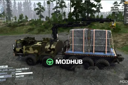 Powerful PAE DAN 96400X Truck MudRunner Mod — 3