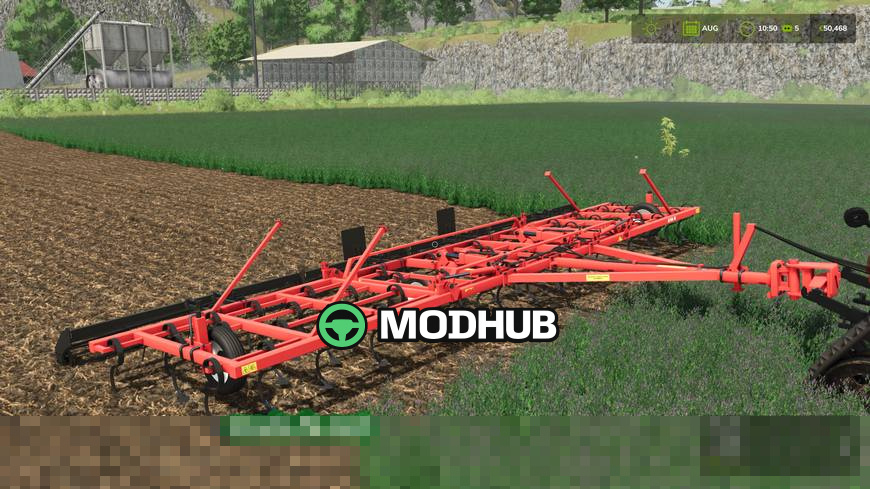 Мод на культиватор КПМ-10 Тeхмаш для Фермер Симулятор 25