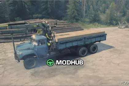 Mod ciężarówki ZIL 133 G1 - unikalny i grywalny