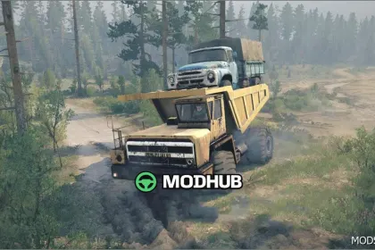 Belaz 540 (rewizja) – potężny mod ciężarówki MudRunner