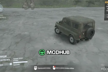 UAZ-31514 MudRunner Auto Mod: Leistungsstark und Zuverlässig
