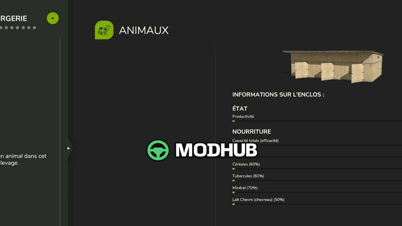 Mod für Gameplay Realistic nutrition for your animal farms v1300 für Farming Simulator 25