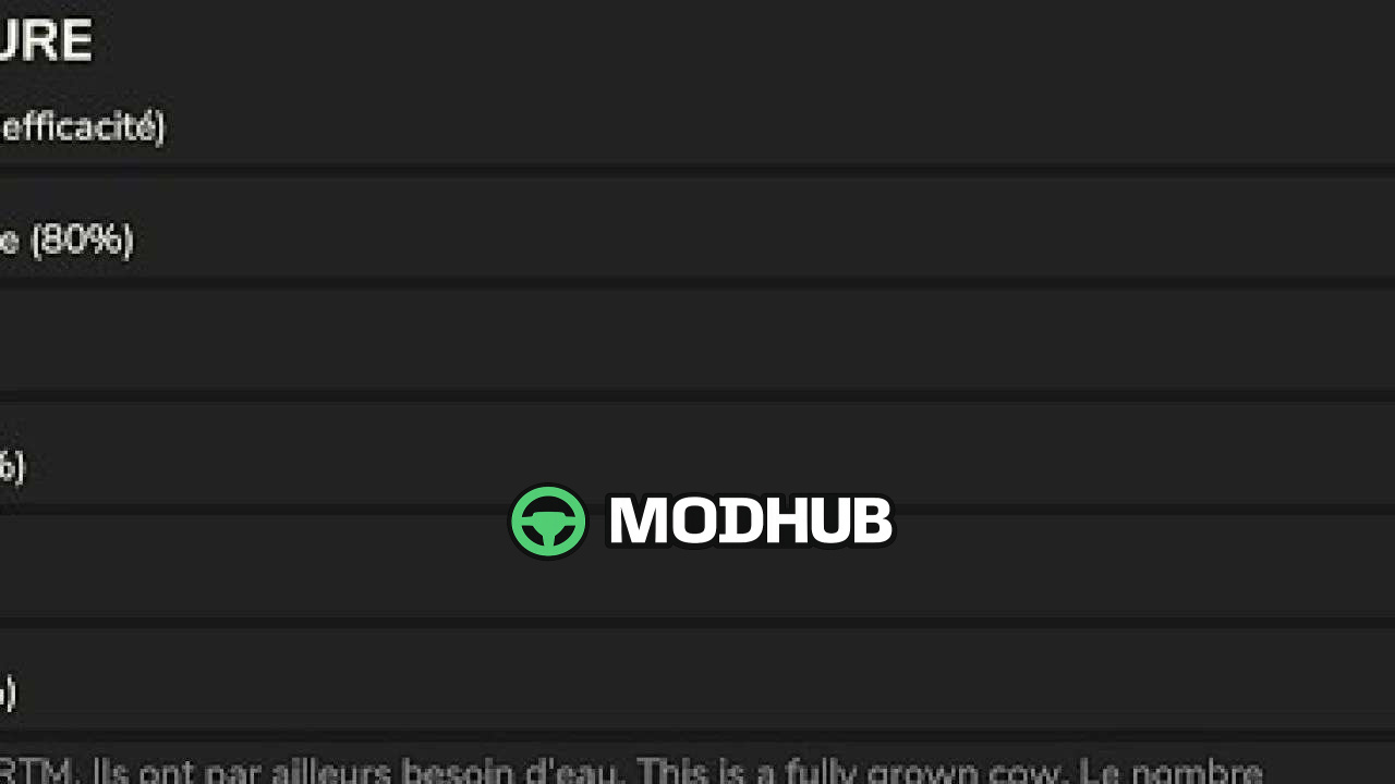 Мод на Геймплей Realistic nutrition for your animal farms v1.3.0.0 для Фермер Симулятор 25