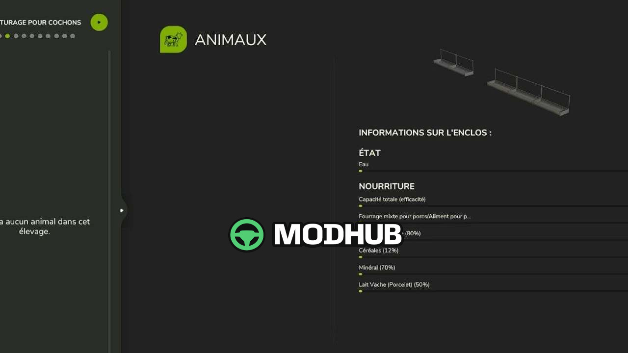Мод на Геймплей Realistic nutrition for your animal farms v1.3.0.0 для Фермер Симулятор 25
