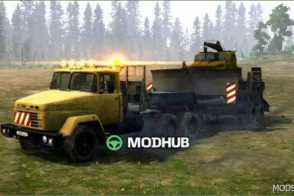 Краз 6510/6444 Трактор: Потужний та детальний мод