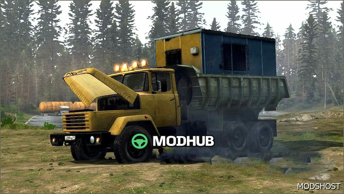 Краз 6510/6444 Трактор: Потужний та детальний мод