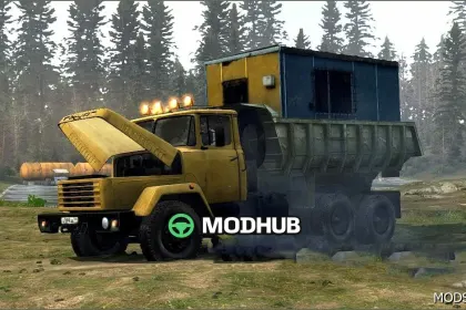 Kraz 6510/6444 Ciężarówka: Potężny i szczegółowy mod