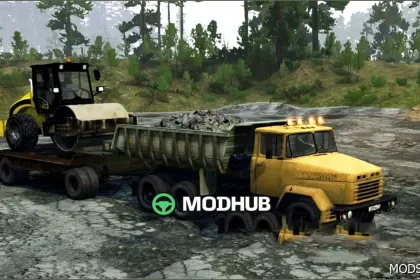 Краз 6510/6444 Трактор: Потужний та детальний мод — 3