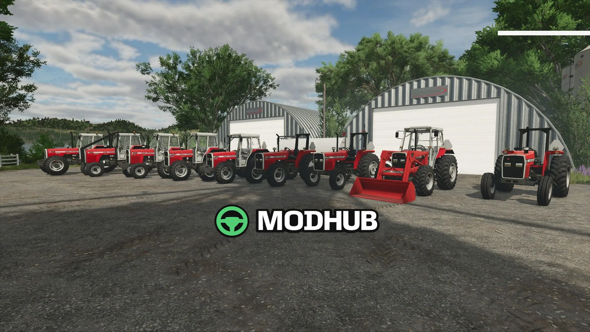 Мод на Трактори Massey Ferguson 300 Series North America V2.0.0.0 для Фермер Симулятор 25
