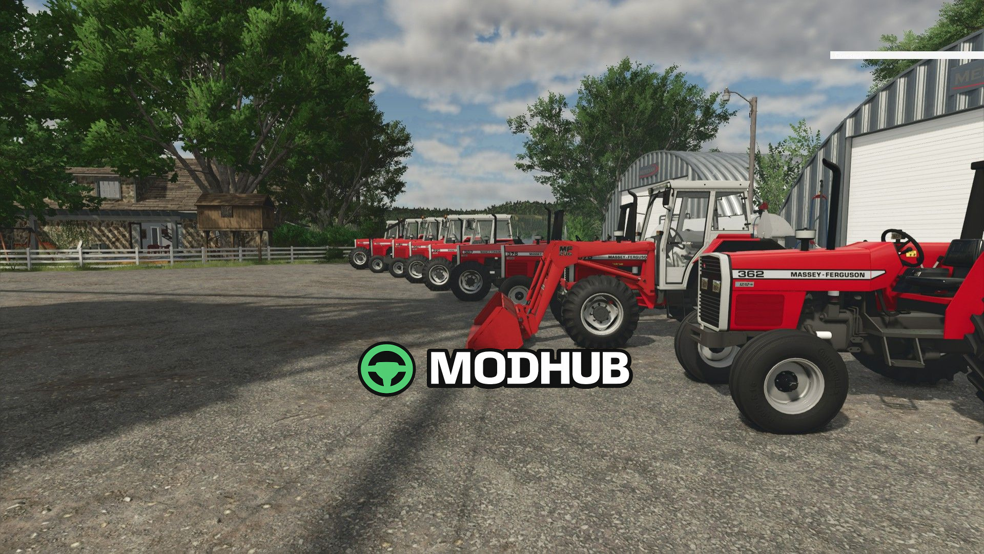 Мод на Трактори Massey Ferguson 300 Series North America V2.0.0.0 для Фермер Симулятор 25