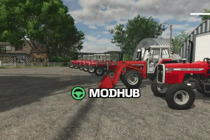 Мод на Трактори Massey Ferguson 300 Series North America V2.0.0.0 для Фермер Симулятор 25 — 2