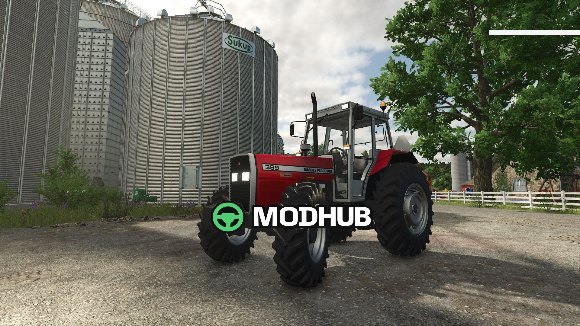 Мод на Трактори Massey Ferguson 300 Series North America V2.0.0.0 для Фермер Симулятор 25