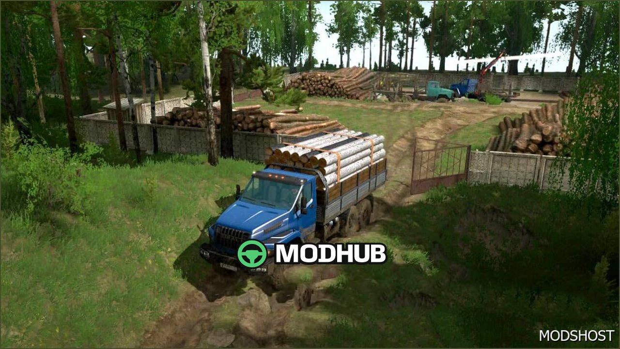 Streamovskoye Map MudRunner Mod - thrilling and detailed