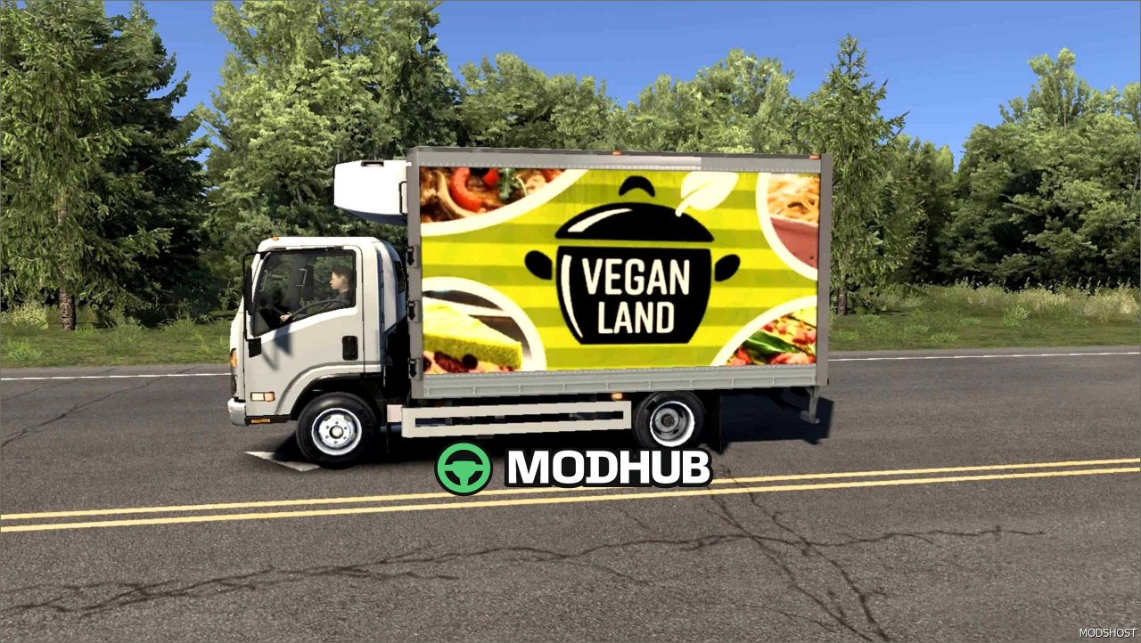 Яскравий скин для вантажівки Veggie Truck 1.0