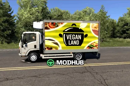 Яскравий скин для вантажівки Veggie Truck 1.0