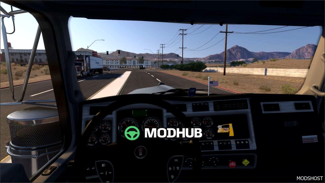 Преміум США Дашборд Прапор 1.0 - Стильний Інтер'єр