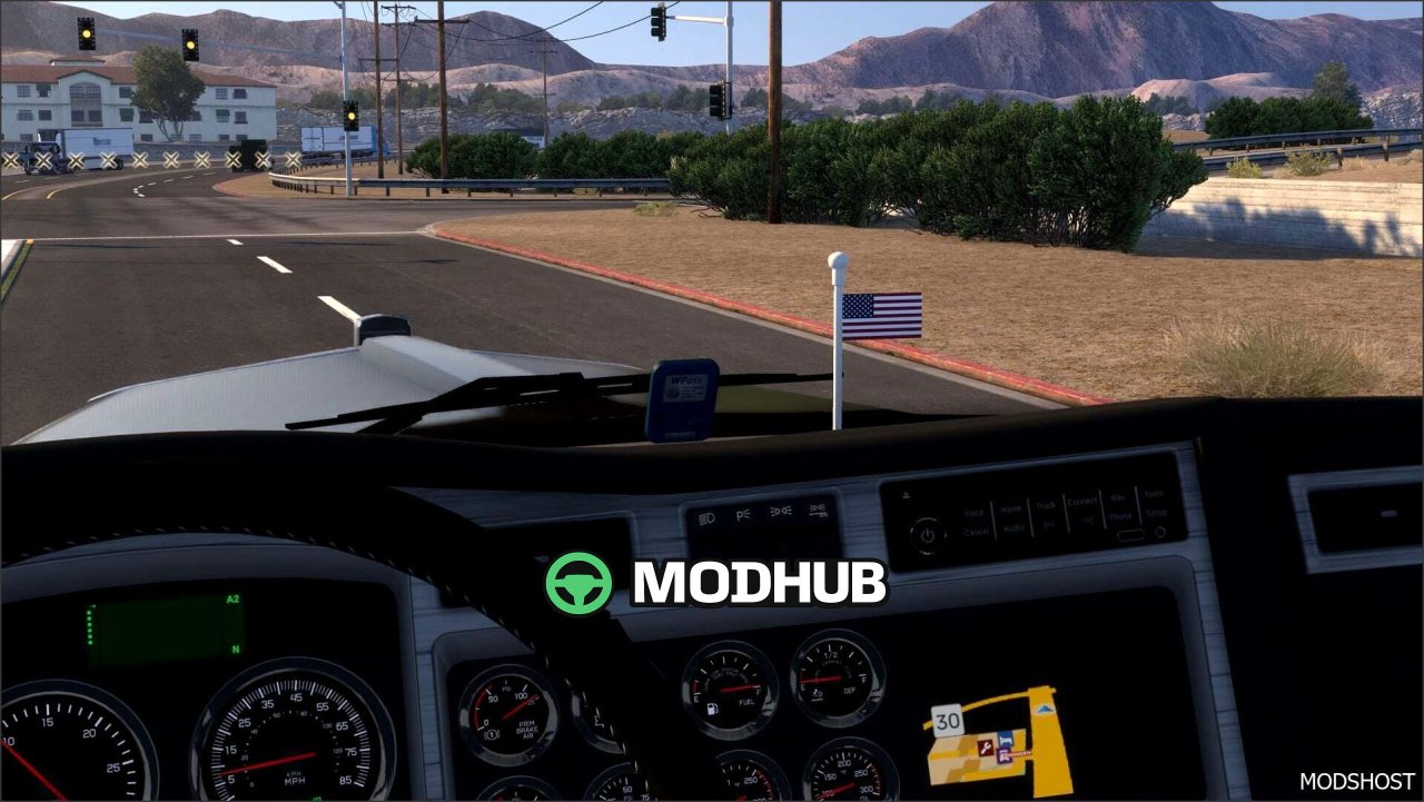 Преміум США Дашборд Прапор 1.0 - Стильний Інтер'єр