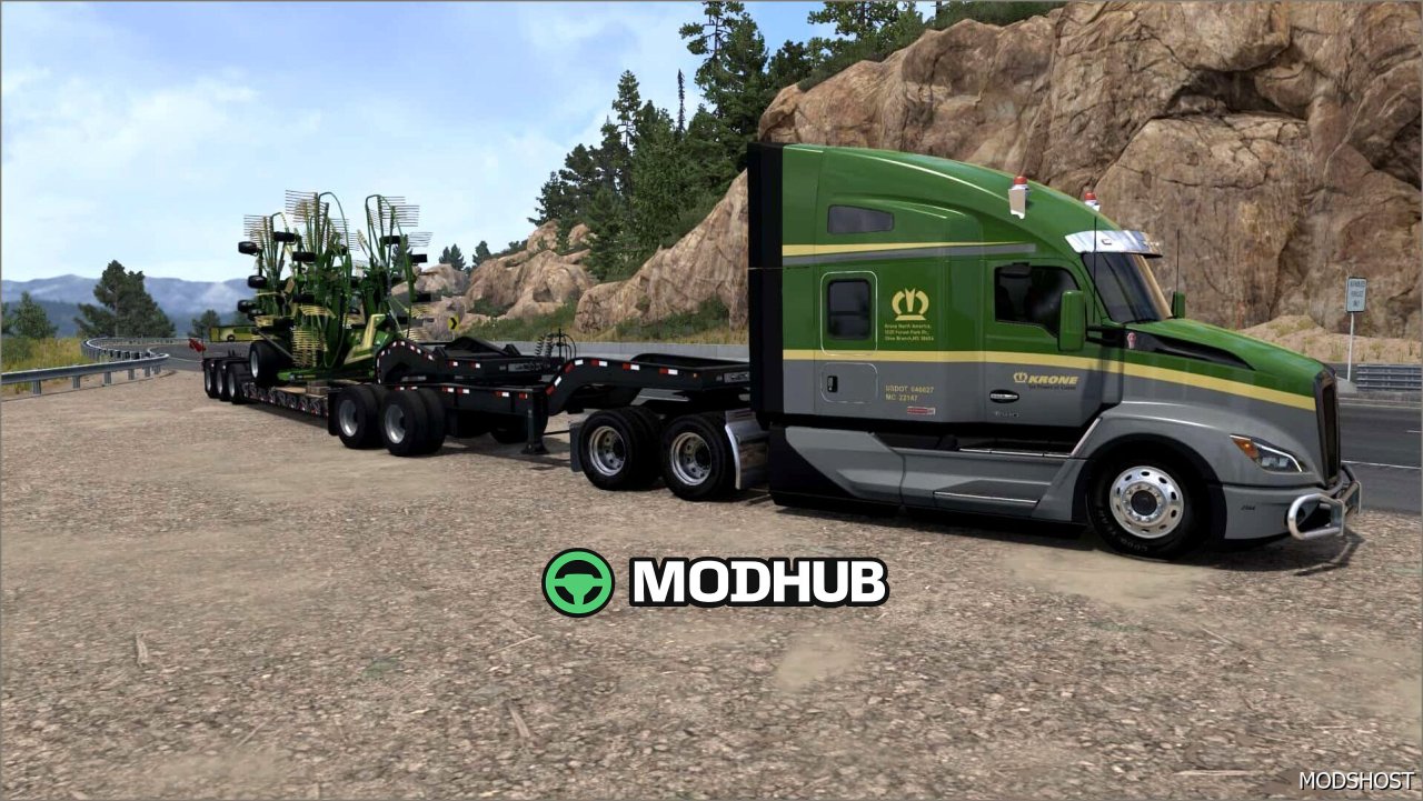 Красива шкіра Krone Agriculture Skinpack ATS Mod