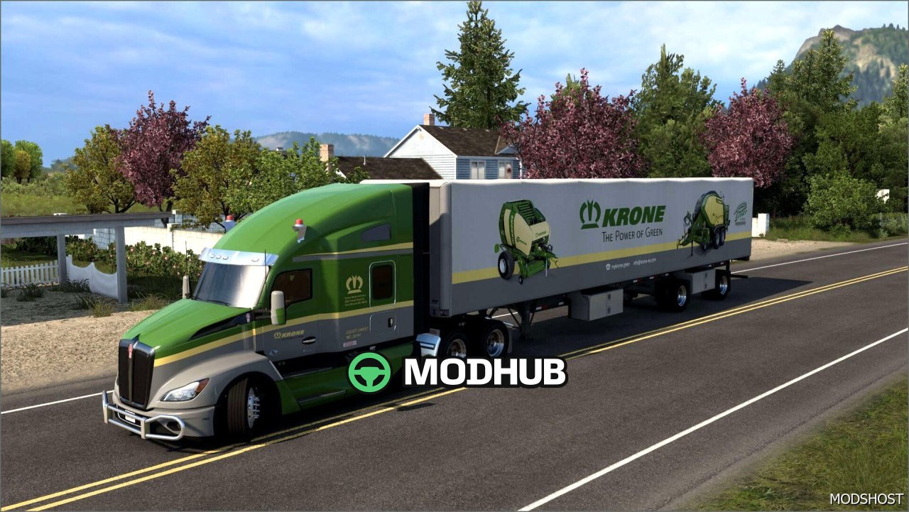 Stylowy Krone Agriculture Skinpack ATS Mod