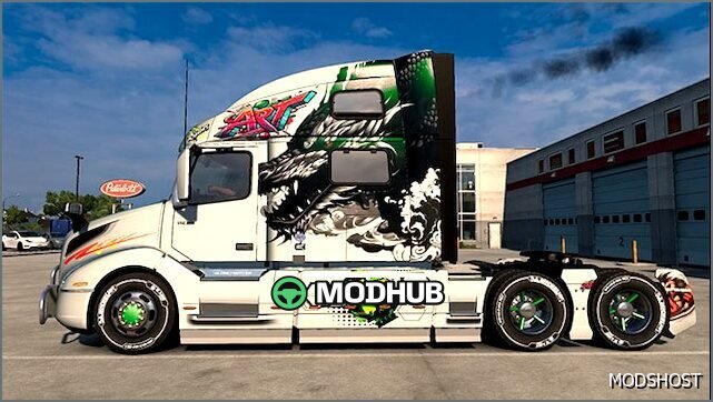 Скин Volvo VNL A 860 - агресивний та стильний