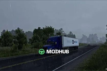 Realistic Weather System V2.4 ATS Mod