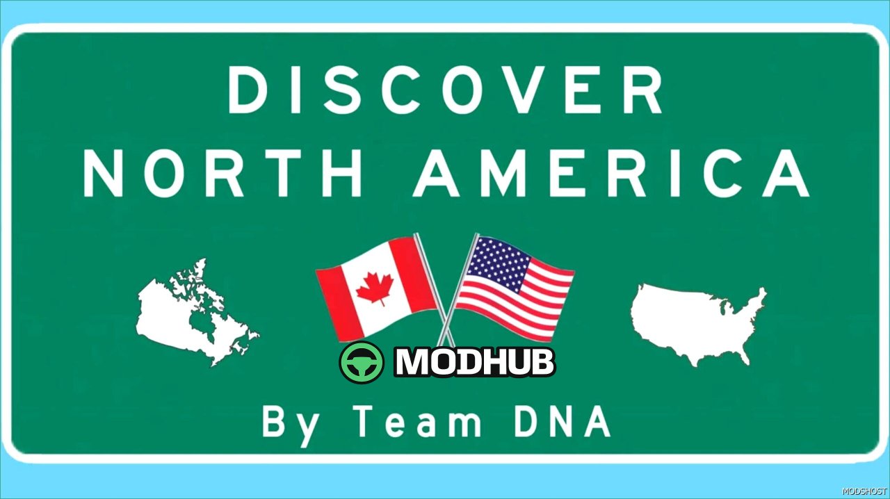 Відкрийте Північну Америку V1.7.3 - захоплюючий картографічний мод