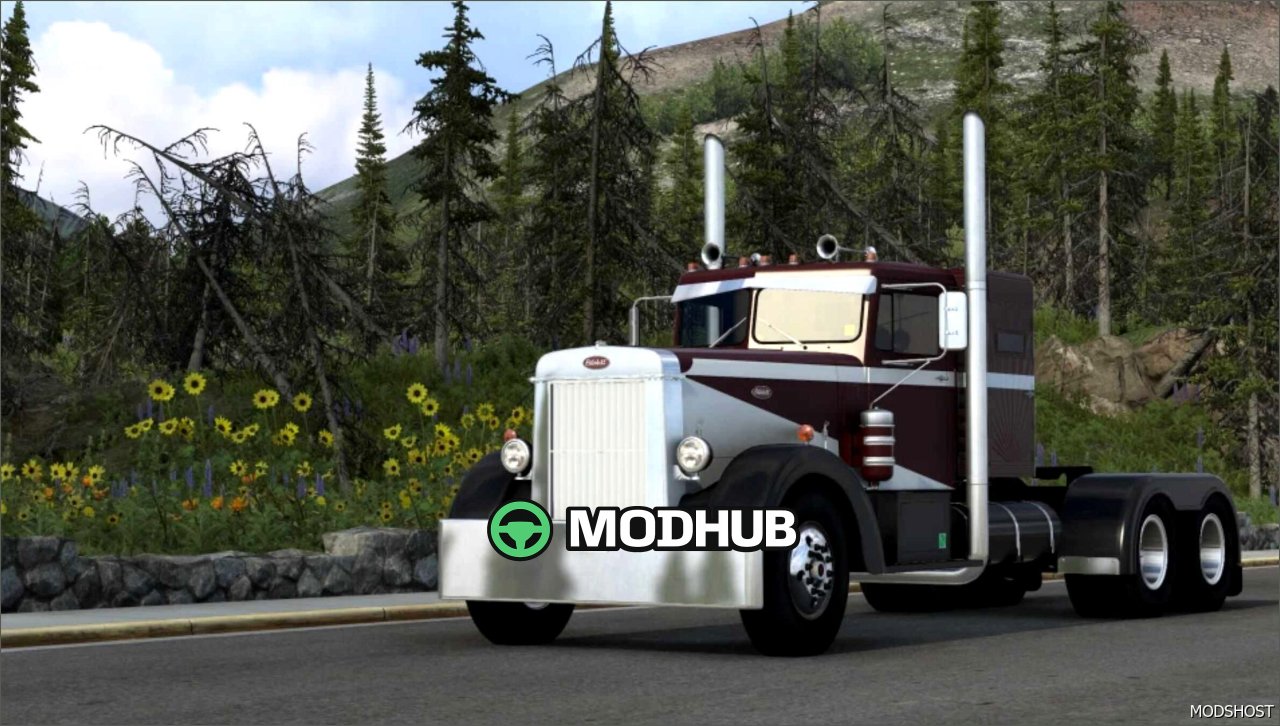 Leistungsstarker Peterbilt 350 Truck V1.0.9 - Neue Funktionen