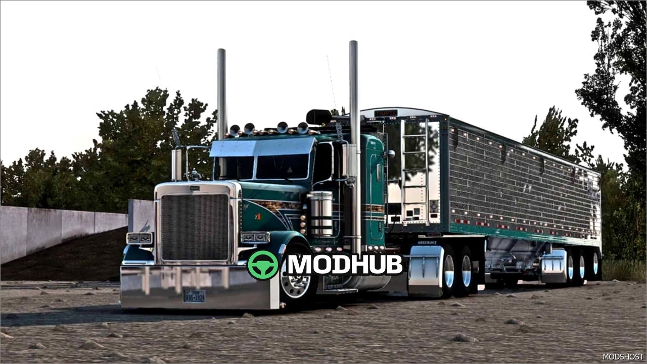 Leistungsstarker Pizz 389 Peterbilt Megapack V4.7 für ATS