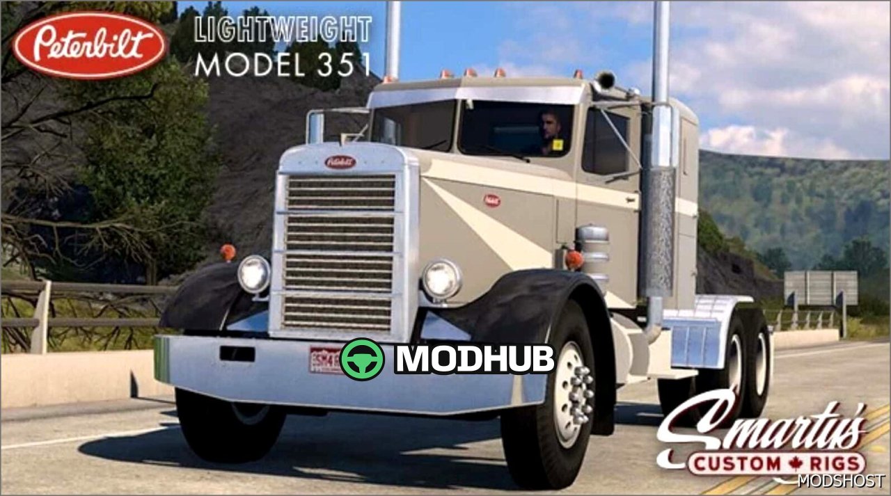 Powerful Peterbilt 351 Truck V1.1.3 - Classic Mod
